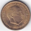 1963*66. 1 peseta Franco