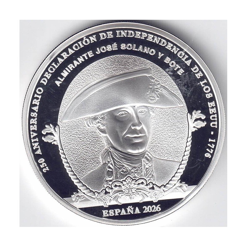 2026. Independencia EEUU. 10 euros Jose Solano y Bote