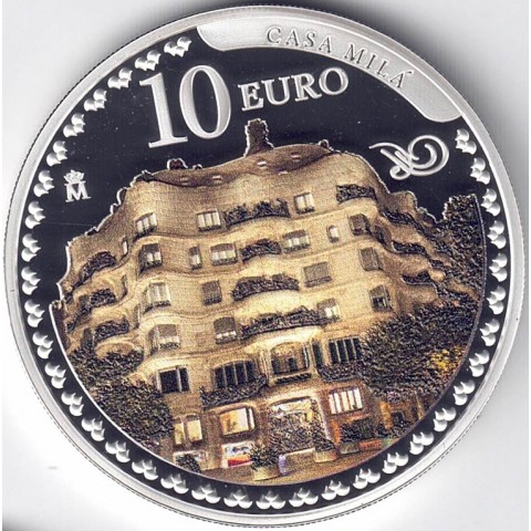 2026. 10 euros Gaudi. Casa Mila