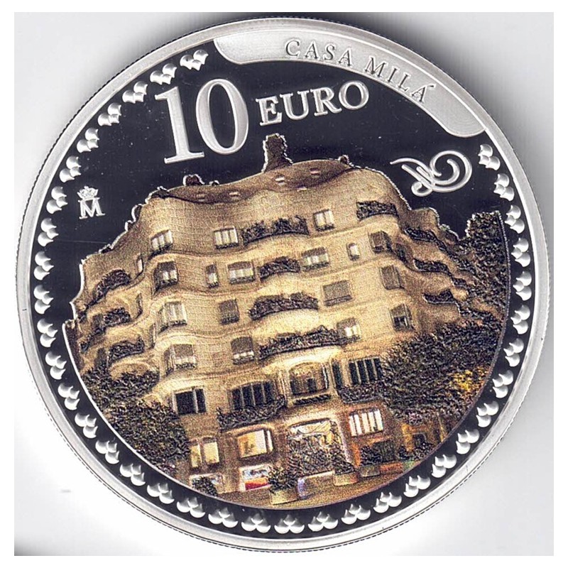 2026. 10 euros Gaudi. Casa Mila