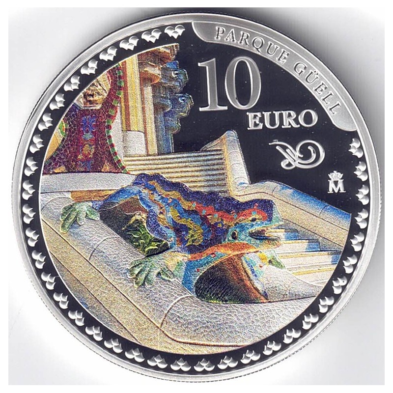 2026. 10 euros Gaudi. Parque Güell