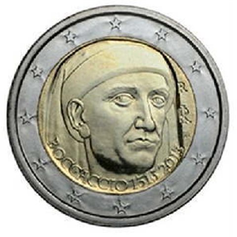 2013. 2 Euros Italia "Boccaccio"