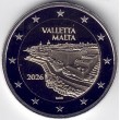 2026. 2 Euros Malta. La Valeta proof