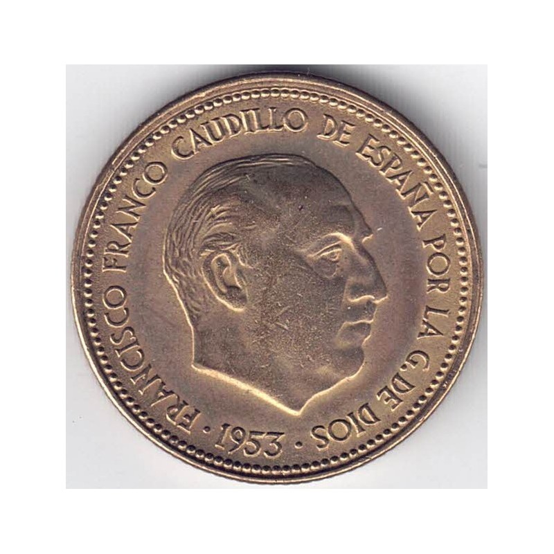 1953*54. 2.5 Pesetas Franco