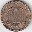 1953*54. 2.5 Pesetas Franco