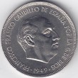 1949*49. 5 Pesetas Franco
