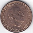 1966*67. 1 peseta Franco