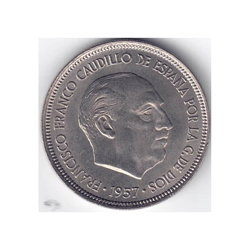 1957*58. 5 Pesetas Franco