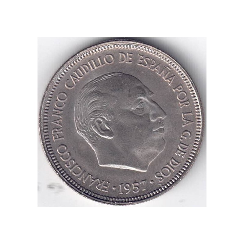 1957*59. 5 Pesetas Franco