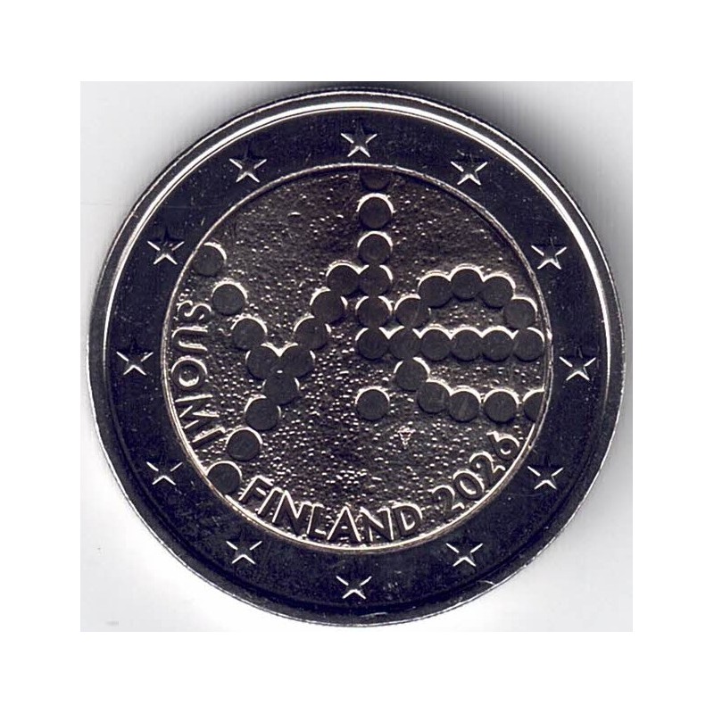 2026. 2 Euros Finlandia. Radiodifusion