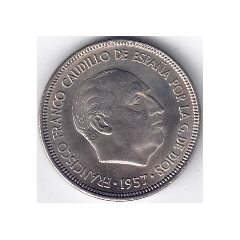 1957*62. 5 Pesetas Franco