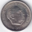 1957*62. 5 Pesetas Franco