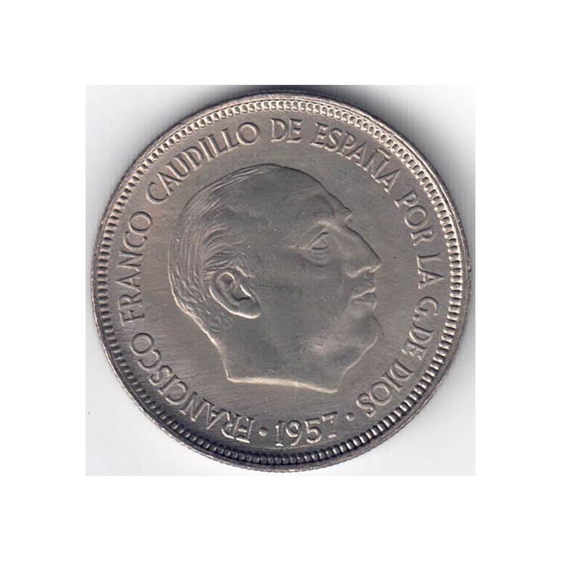 1957*63. 5 Pesetas Franco