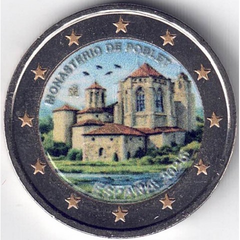 2026. 2 Euros España. Poblet color