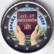 2026. 2 Euros España. Inclusion color