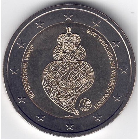 2016. 2 Euros Portugal "Olimpiadas"