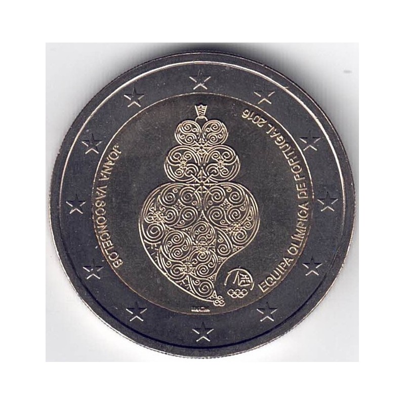 2016. 2 Euros Portugal "Olimpiadas"