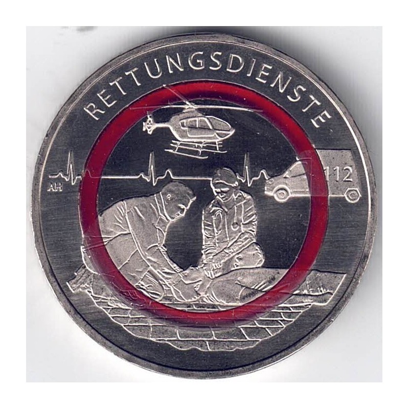 2026. 10 euros Alemania. Servicios de rescate