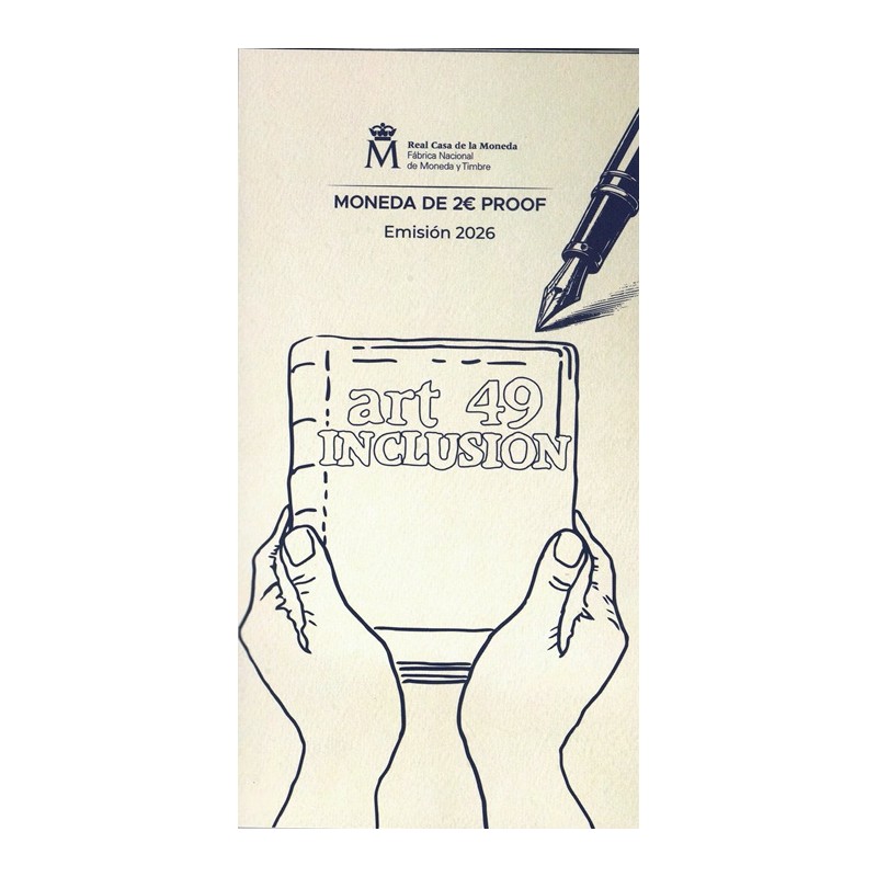 2026. 2 Euros España. Inclusion proof