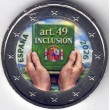 2026. 2 Euros España. Inclusion color mod 4