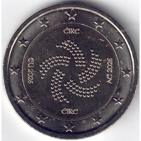 2026. 2 Euros Irlanda. Presidencia