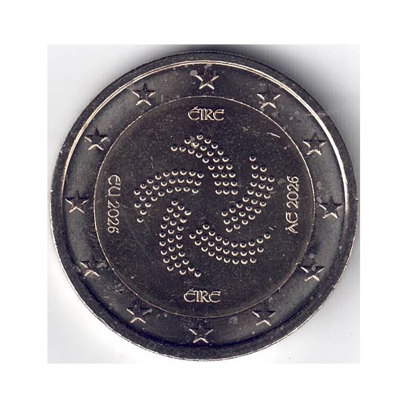 2026. 2 Euros Irlanda. Presidencia