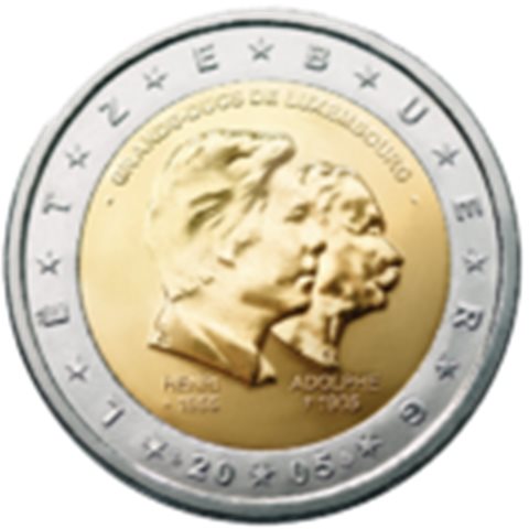 2005. 2 Euros Luxemburgo "Duque Adolfo"