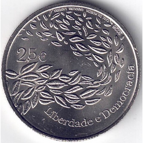 2026. 2.5 Euros Portugal. 25 de Noviembre