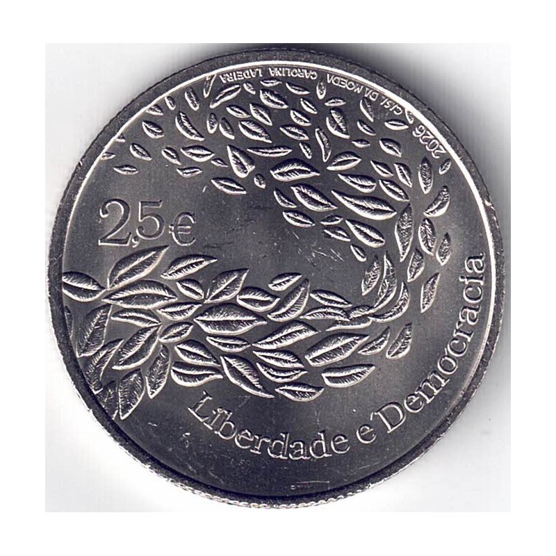 2026. 2.5 Euros Portugal. 25 de Noviembre