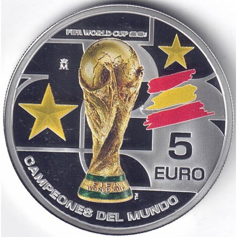 2026. Campeones Mundo futbol. 5 euros