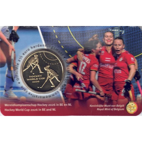 2026. 2.5 Euros Belgica. Hockey