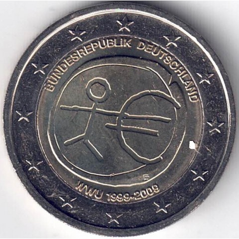 2009. 2 Euros Alemania "EMU"