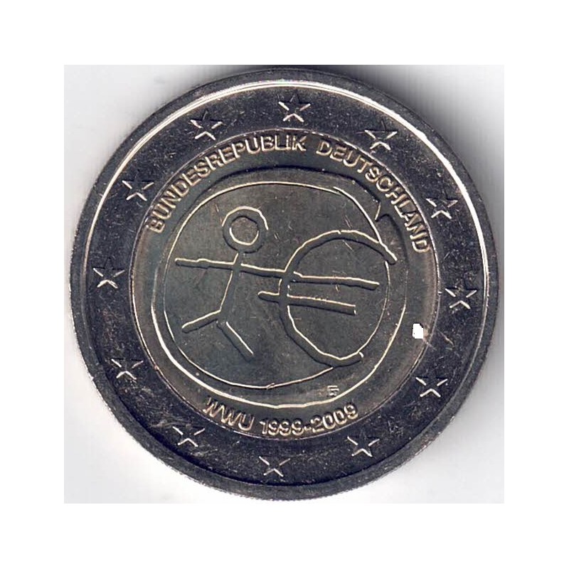2009. 2 Euros Alemania "EMU"