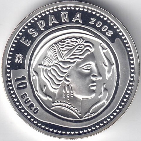 2008. Joyas Numismáticas 10 euros "Dracma"