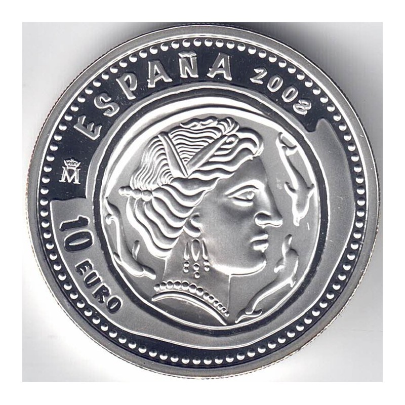 2008. Joyas Numismáticas 10 euros "Dracma"