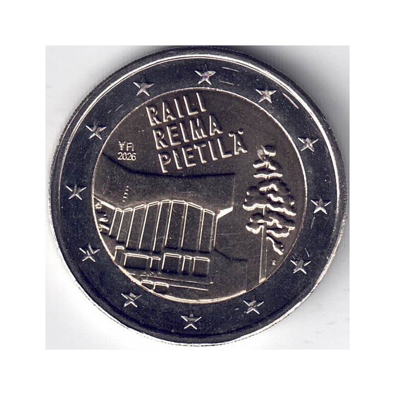 2026. 2 Euros Finlandia. Raili y Reima