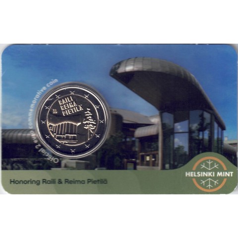 2026. 2 Euros Finlandia. Raili y Reima Coincard