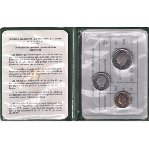 1975*77. Cartera pesetas Juan Carlos I