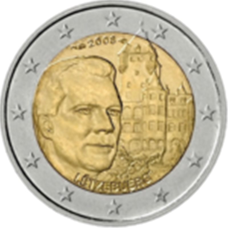 2008. 2 Euros Luxemburgo "Gran Duque Enrique"