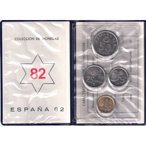 1980*82. Cartera pesetas Juan Carlos I. Mundial