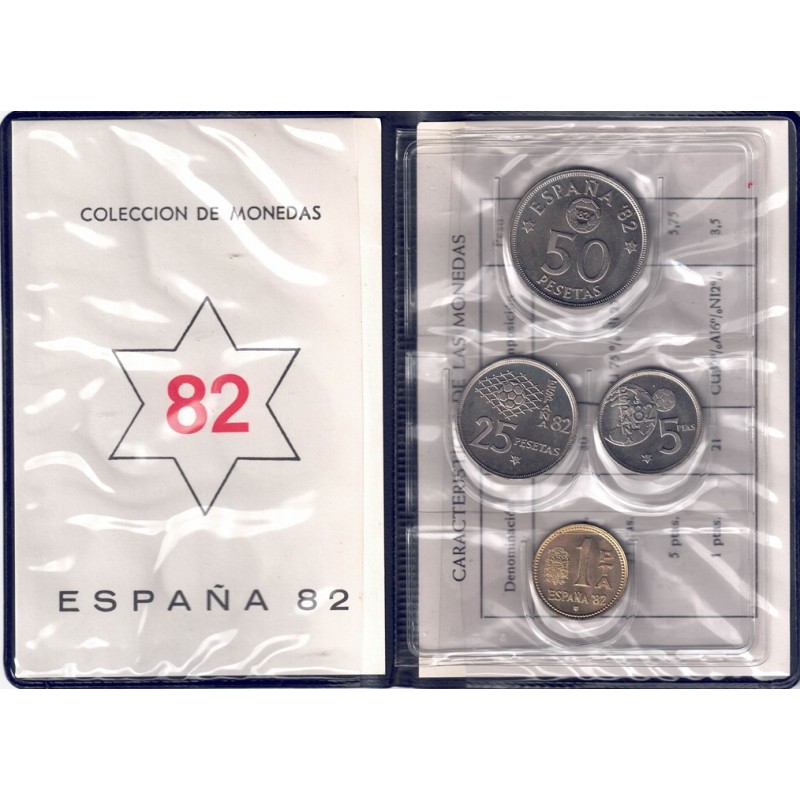 1980*82. Cartera pesetas Juan Carlos I. Mundial