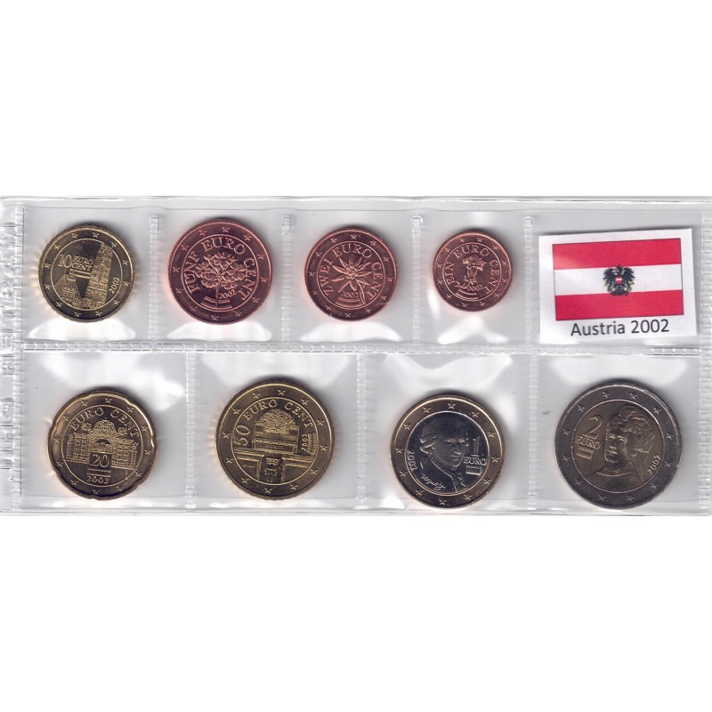 2002. Tira euros Austria