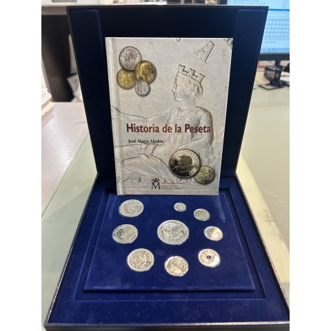 2001. Ultimas pesetas en plata