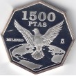 2000. Cambio Milenio. 1500 Ptas "Paz"