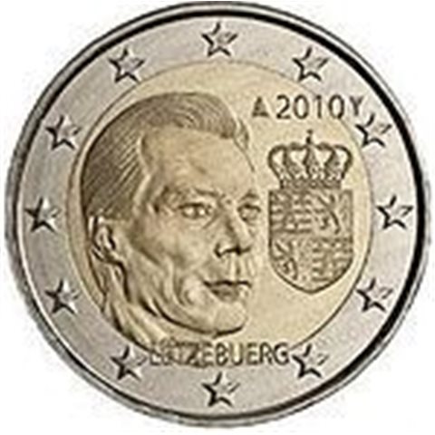 2010. 2 euros Luxemburgo "Escudo Armas"