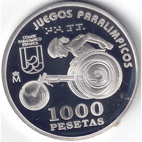 2000. Juegos Paraolímpicos. 1000 Ptas Silla Ruedas