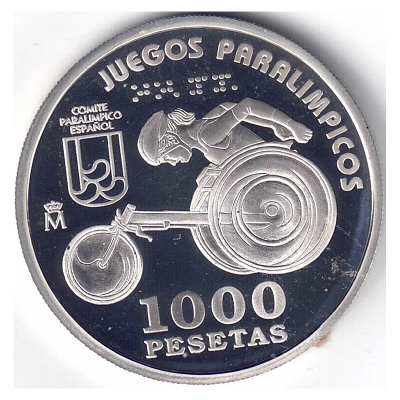 2000. Juegos Paraolímpicos. 1000 Ptas Silla Ruedas