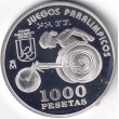 2000. Juegos Paraolímpicos. 1000 Ptas Silla Ruedas