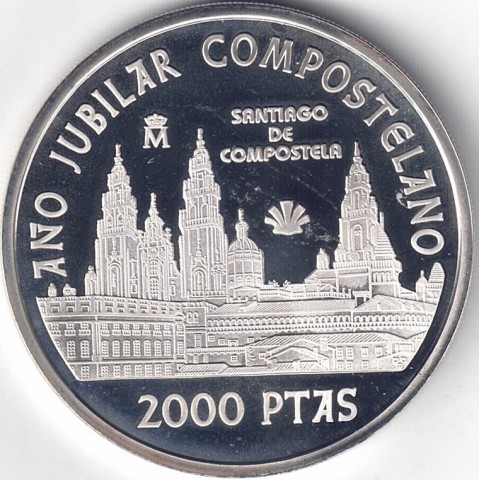 1999. 2000 Ptas Xacobeo. Santiago