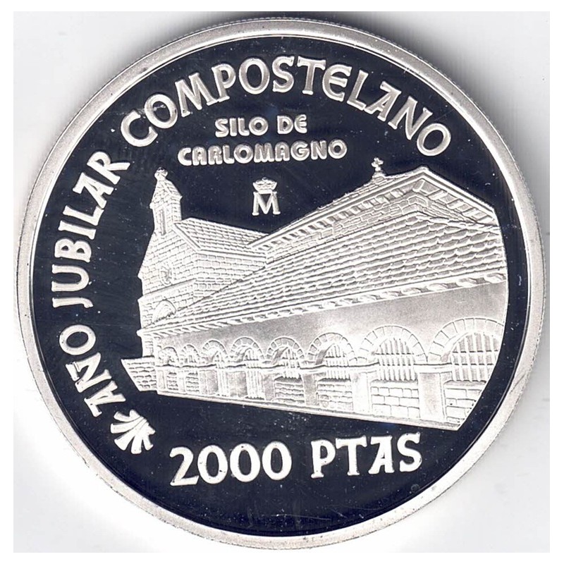1999. 2000 Ptas Xacobeo. Carlomagno
